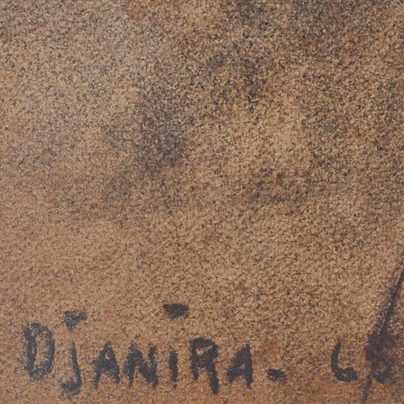 Djanira - Cristo, 1965. Carvão sem papel - Imagem 3